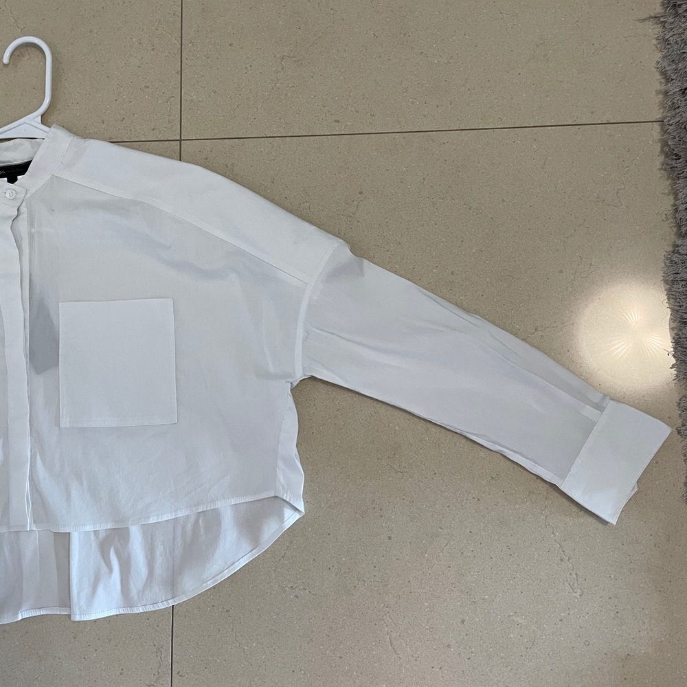 Bcbgmaxazria cropped shirt - Picture 3 of 6